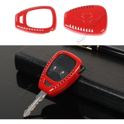 For Jeep Wrangler JK 2007-2017 Key Shell Key Bag Keychain Case Key Ring Cover Trim ABS Car Styling