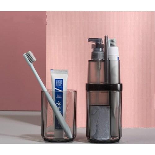 Travel Wash Cup Portable Travel Toiletries Toothpaste Toothbrush Brush Storage Box Outdoor Bathroom Accessories Sets