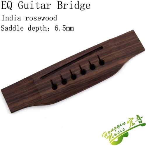 EQ Guitar Bridge Electric box wooden guitar Saddle increase in height Replacement Parts Guitar Accessories Indian Rosewood