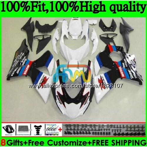 K9 For SUZUKI GSXR-1000 GSXR 1000 09 10 11 12 13 White blk blue 15 16 44BS.9 GSXR1000 2009 2010 2011 2012 2014 2015 2016 Fairing