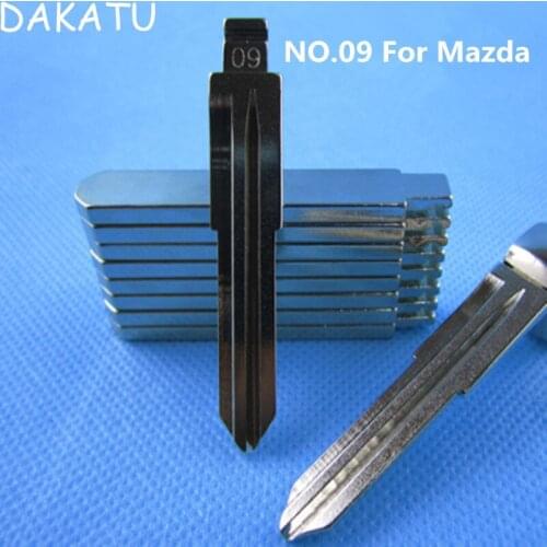 DAKATU NO.09 Car Key Blade For Mazda 323 626 929 Remote Key/Transponder Key /Flip Key Blade
