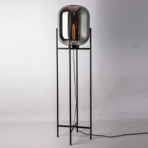 Nordic Post Modern Wax Gourd Shaped Floor Lamp Living Room Bedroom Study LED Home Decor Bar Cafe Office Business Light Fixtures