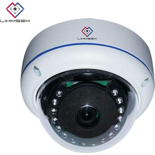 Lihmsek Camera IP 960P Dome Camera 1.3MP 1/3'' CMOS Sensor CCTV Security Surveillance IR Night Vision Indoor IP Camera Mini Type