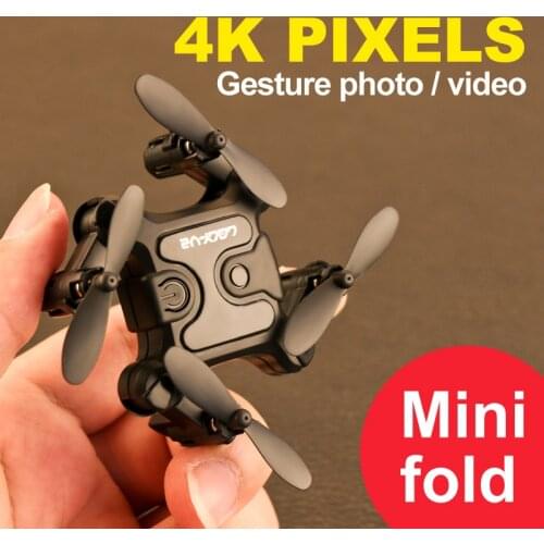 ZLRC V2 Mini Drone HD Camera WiFi Fpv Air Pressure Altitude Hold Black And Gray Foldable Quadcopter RC Drone Toy
