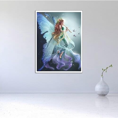 Wall Art Virgo Fairy Home Decoration Modern Painting Gallery Poster Print Painting Canvas Wall Art for Home Living Room Public