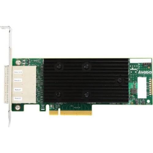 SAS 9305-16E LSISAS3216 16 port Host Bus Adapter SFF8644 NO cache HBA PCI-E3.0 x8 Controller Card