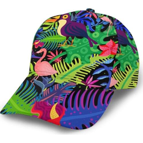 Tropical Exotic Colors Outdoor Sport Caps Baseball Hat Men Women Visor Cap Baseball Cap Street Hip Hop Caps