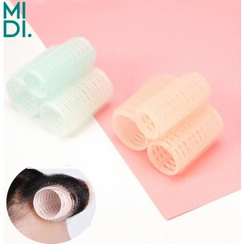 6 Pcs/Set Hair Rollers DIY Magic Large Self-Adhesive Curlers Salon Hairdressing Home Use Curlers Women Beauty Hair Tool with Box