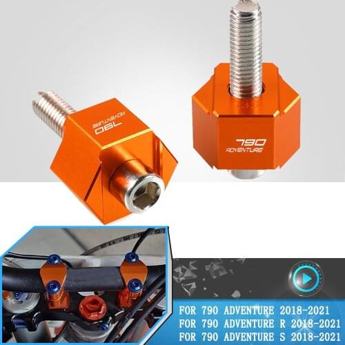 2021NEW 790ADVENTURE Motorcycle Handlebar Riser Handle Bar Heightening Clamp Mount FOR 790 Adventure R S ADV 2018 2019 2020 2021