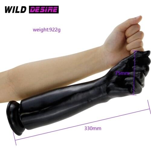 33cm Super Huge Artificial Handle Dildo Suction Cup Big Penis Arm Hand Fisting Toy Giant Dildos For Women Adult Sex Toys Sexshop