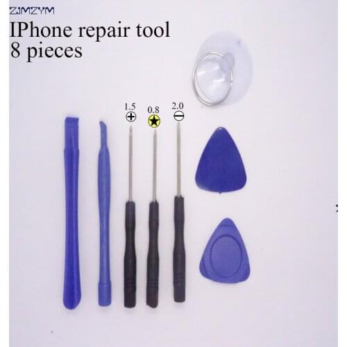 8 in 1 Mobile Phone Repair Tools Screwdrivers Set Kit Pry Opening LCD Repair Tool For Phone Disassembly Universal