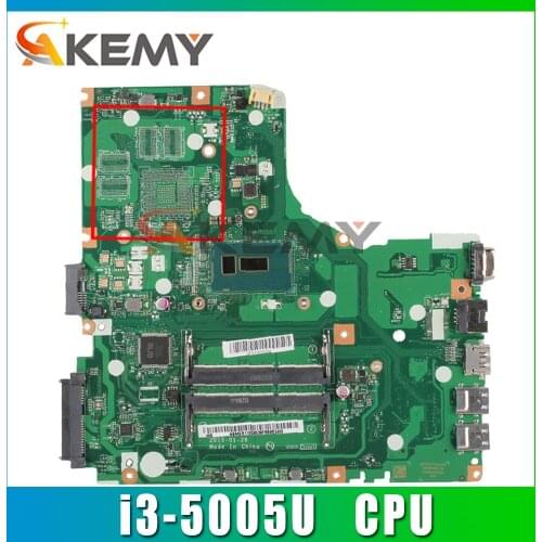 Akemy Laptop Motherboard For ACER Aspire E5-473 i3-5005U Mainboard LA-C341P SR1EK DDR3
