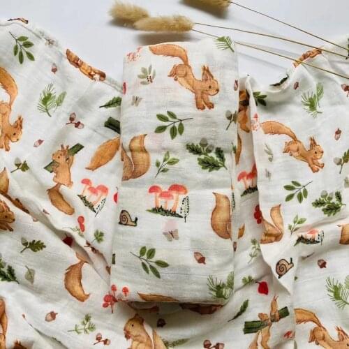 120x120cm Bamboo Muslin Swaddles Baby Blankets Newborn Baby Blanket Soft Baby Swaddle Muslin Wrap