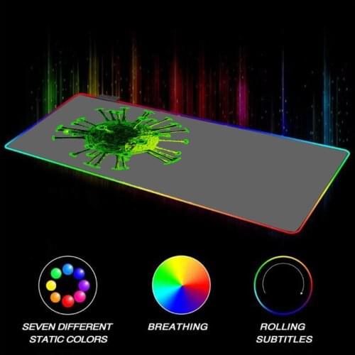 Mairuige Small Ball Game RGB LED Large Player Mouse Pad USB Lighting Backlit Computer Pad Keyboard Table Pad CS Go Xxl Promotion