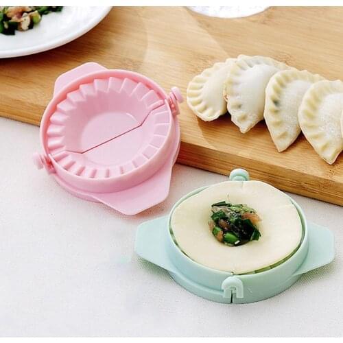 Dumpling Molds Plastic Dough Press Dumpling Pie Ravioli Mould Cooking Pastry Moulds Chinese Maker Food S6Y1