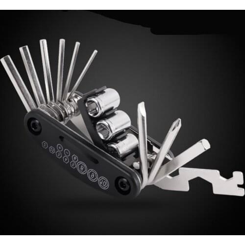 MTB Mountain cycle Portable socket multipurpose wrench bicycle multi tool Screwdriver Motorcycle bike allen fix Touring pocket