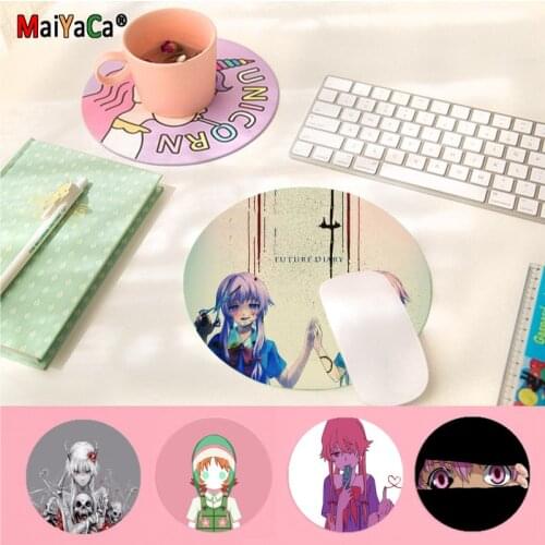 MaiYaCa New Designs Mirai Nikki Future Diary Silicone Pad to Mouse Game Smooth Writing Pad Desktops Mate gaming mouse pad