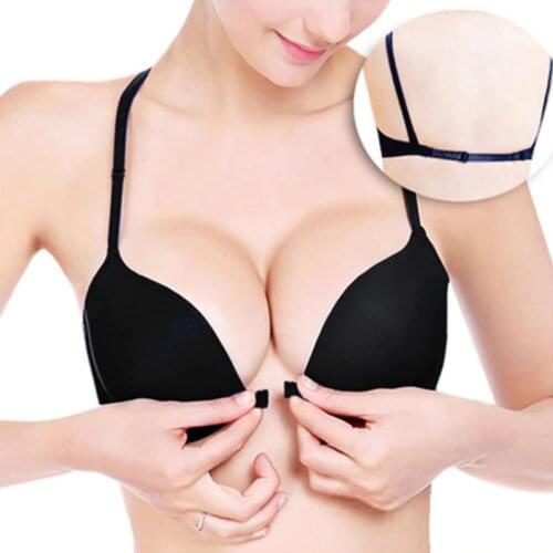 Fashion Bra Seamless Sexy Front Closure Bra Push Up Underwear Buckle Female Bra