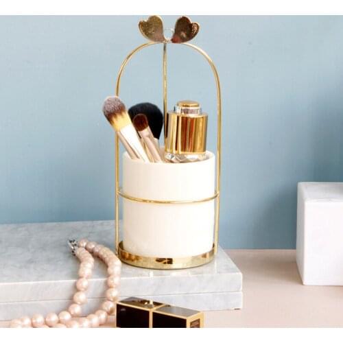 2020 New Cosmetic Make-up Brush Storage Box Makeup Nail Polish Cosmetic Holder Make Up Tools Pen Holder Rack Table Organizer