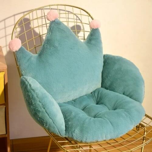 Plush Soft Seat Back Cushion for Home Decoration Thicken Chair Sofa Pad Tatami Leg Lumbar Support Office Bedroom Cushion Mat