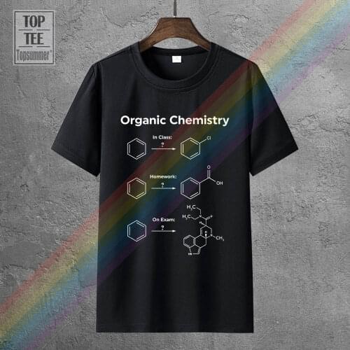 Cheap T Shirts Short O Neck Fashion 2018 Mens Humor Organic Chemistry Tees