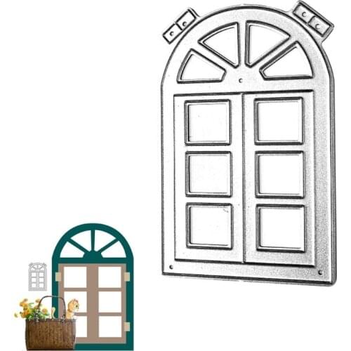 Window Metal Cutting Dies Stencil Scrapbooking DIY Album Stamp Paper Card Embossing Decoration Craft
