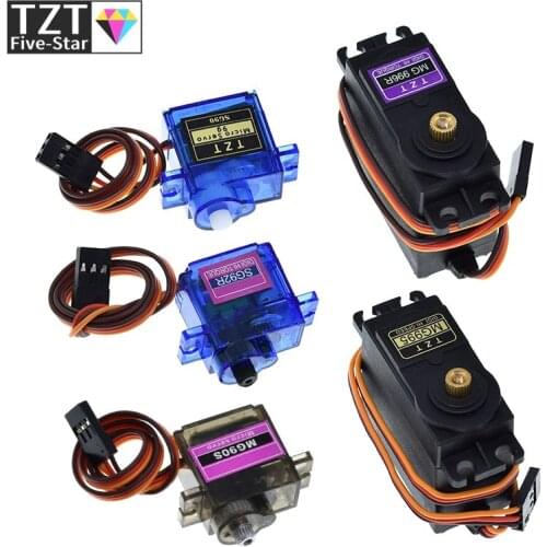 SG90 SG02R MG90S MG995 MG996 Servo Metal Gear for Model Helicopter Boat For Arduino UNO DIY Mechanical Arm MG946R MG996R