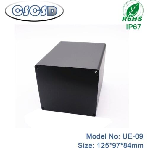 High quality junction box electric aluminum alloy case project boxes metal electric power enclosure CSCSD 1pcs 125*97*84mm