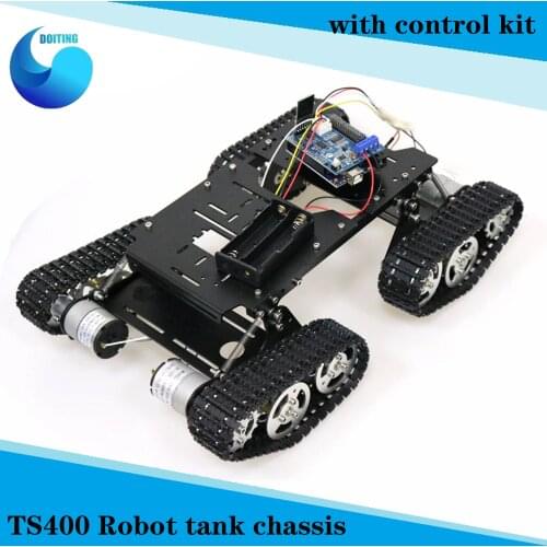 WiFi/Bluetooth/PS2 Control RC 4wd Robot Tank Chassis Kit with UNO R3 Board+ Motor Driver Board for Arduino DIY Robot Tank Chassi