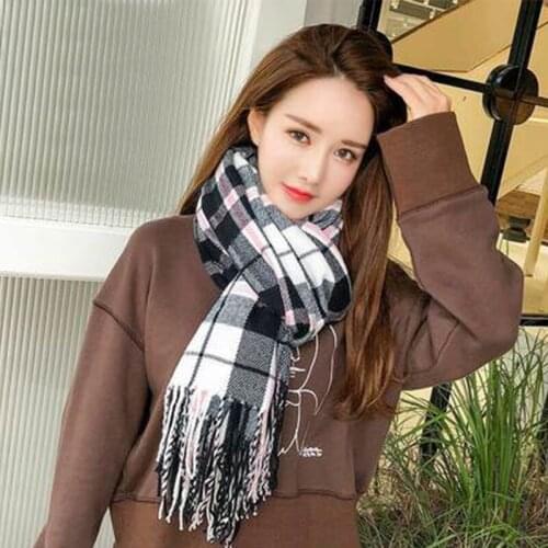 Zoe Diro Scarf winter wild long plaid shawl fashion casual ladies imitation cashmere warm scarf