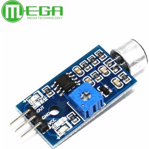 2PCS Microphone Sensor High Sensitivity Sound Detecte Voice Switch Detect Module For Arduino 3 Pin 3.3V-5V Digital Ouput