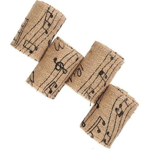 3meters 10cm Natural Burlap Ribbon Jute Burlap Fabric Craft Ribbon Roll for Home Decor, Gift Wrapping, Christmas Wedding Decor