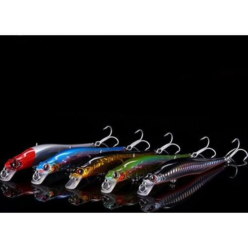 5pcs Depth Dive 0-0.8M Artificial Plastic Hard Bait Wobblers Minnow Reflective Bionic Bait 3D Eyes 11cm/11.5g With Sharp Fishing