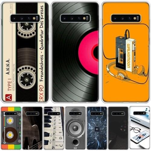 Retro Camera Cassette Tapes Calculator Keyboard Phone Case For Samsung GalaxyA90 A71 A70 A51 A50 A41 A40 A30 A21 A10 A9 A8 A7 A6