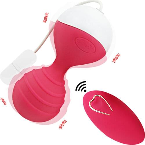 Man Nuo Wireless Remote Control Vibrating Silicone Bullet Egg Vibrators USB Rechargeable Massage Ball Adult Sex Toys Kegel Balls