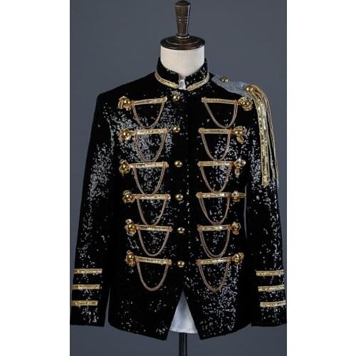 Black men European court performance subject to suit the host club mens dress men clothing