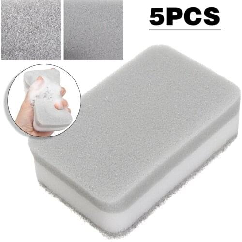 Gray Scouring Pads For Kitchen Bathroom Garage Household Cleaning Tools Dishes Washing Sponge Scouring Pads 10.7x6.7x3.5cm
