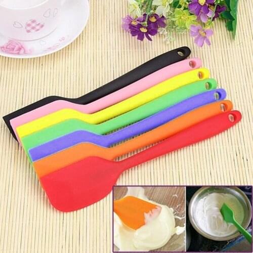 Home Kitchen Silicone Flexible Spatulas Cake Cream Scraper Cooking Baking Tool utensilios de cocina посуда для кухни