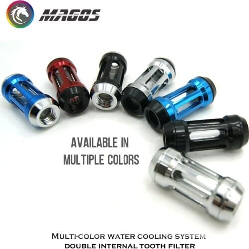 Dual Bubble Filter, Female To Female Filter Fittings,Inner Thread Water Filter Use For PC Water Cooling G1/4 Accessories