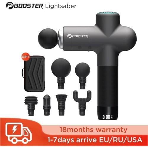 Booster Muscle Massage Gun Electric Neck Fascia Gun for Body Massager Relaxation Fitness Muscle Pain Relief