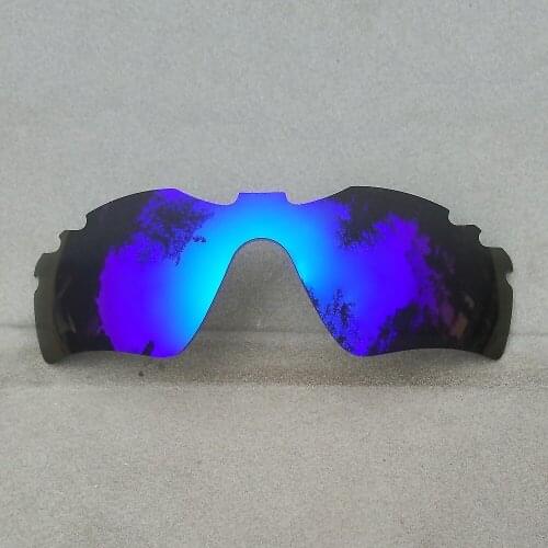 Purple Mirrored Replacement Lenses for Radar Path Vented Sunglasses Frame 100% UVA & UVB Anti-Reflective