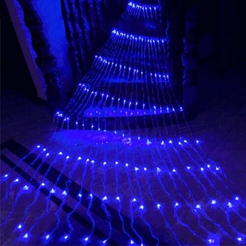 3X2M 3X3M String Lights Curtain Outdoor Garden Waterfall Curtain Icicle Light For Wedding Backdrop Patio Birthday Party