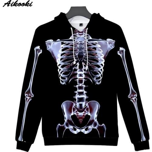 2020 Hot X-ray 3D Hoodies Men/Women Fashion Casual Harajuku style 3D hoodie Print X-ray Mens 3D Hoodie&Sweatshirt top