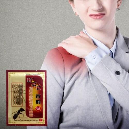 Chinese Herbal Ant Venom Analgesic Plaster balm Joint pain Relief Patch Neck/back Lumbar pain killer body Ache care patches 24Pc