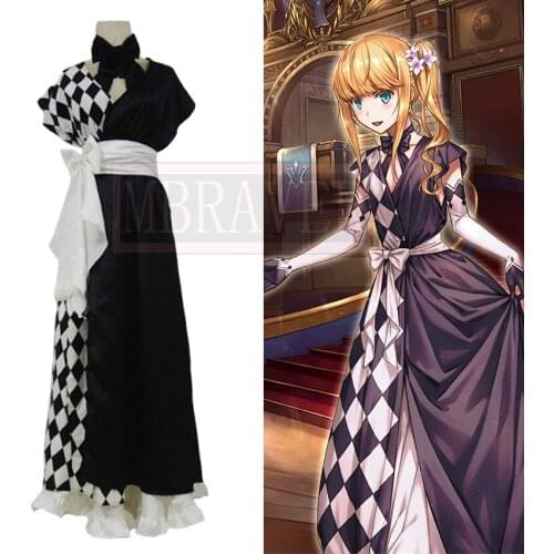 Fate/Grand Order FGO Chevalier D'Eon Cosplay Costume Custom Made Free Shipping