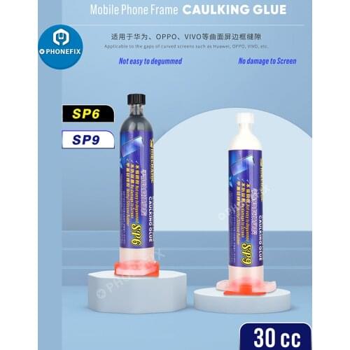 Mechanic 30ml SP6 SP9 Frame Caulking Glue Mobile Phone LCD Glass Cracked Screen Liquid Adhesive Repair For Huawei VIVO OPPO