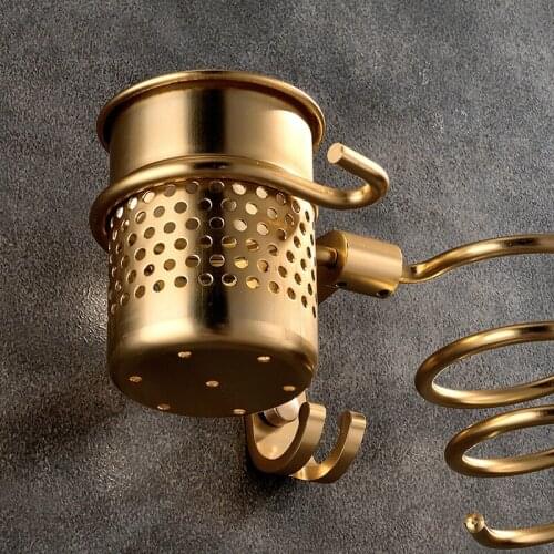 New Wall Mounted Hair Dryer Drier Comb Holder Rack Stand Set Storage Organizer New Excellent Quality Worldwide Store