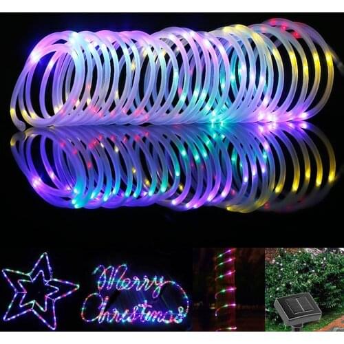 LED Strip lights Remote Control Battery Powered Garland Fairy Festoon Decoration for Garden Fence Tree Outdoor Holiday Lighting