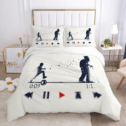 Duvet Cover Set Bedding Sets Comforther Cases White Quilt Covers Pillow shams King Single Double Size 3D Bohomia Bed Linens