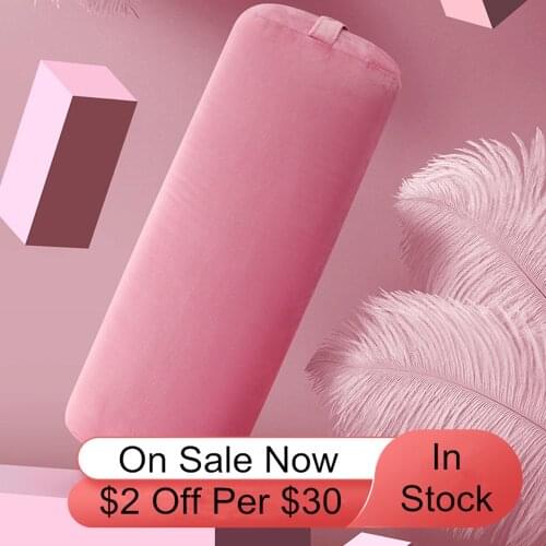 Yoga Bolster Pillow for Meditation and Support Rectangular Yoga Cushion from Machine Washable with Carry Handle